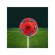 Trade Shop Traesio - Trade Shop - Pallone Palla Da Calcio Gioco Calcetto Rosso Misura 21 Cm
