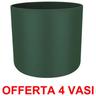 Offerta 4 vaso b.for soft round 18CM verde - Elho
