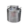 Contenitori contenitore bidone fusto in acciaio inox per olio litri: 20 lt