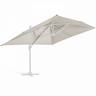 Oviala - Tessuto per ombrellone sporgente 4x3m color ecru - Ecru