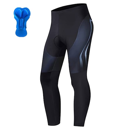 Herren Grafik Fahrradhose Fahhrad Unterteile Mountainbike MTB Straßenradsport Sport 3D-Polster Radfahren Schnelltrocknend Feuchtigkeitsableitend Schwarz Gelb Spandex Bekleidung Fahrradbekleidung