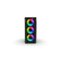 Empousa Gaming PC Gehäuse Computer Glasscheibe 4x ARGB Lüfter Image