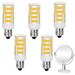 feijideng 5Pack LED Makeup Mirror Bulb Replacement Mirror 20W RP34B Light Bulb fits BE151T BE71CT BE47X BE47BR for Cosmetic Vanity Makeup Mirror with Single Double Sided Lighted Magnification (3000K)