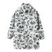 JDEFEG Toddler Girls Raincoat Hooded Raincoat for Girls Cartoon Print Rain Dungarees Windproof Waterproof Outwear Raincoat Trench Coat Hoodies Clothes 211Y Girls Coats Size 12 White 130