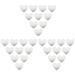30 Pcs Makeup Mirror Vanity Lighted for Crafts Glass Lens Heart-Shaped Cosmetic Love