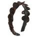 Herringbone Headband Black Wigs Braid with Teeth Hair Ties to Weave Women s Resin High Temperature Wire