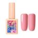 CAKVIICA DIY Nail Lacquer Easy Peel Nail Lacquer Top & Base Coat Water Based Nail Lacquer And Ladies Girl Decorative Products Solid Nail Lacquer 15ml