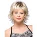 KPLFUBK Rose Gold Short Synthetic Costume Wig for Women