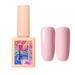 CAKVIICA DIY Nail Lacquer Easy Peel Nail Lacquer Top & Base Coat Water Based Nail Lacquer And Ladies Girl Decorative Products Solid Nail Lacquer 15ml