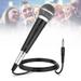 Wired Dynamic Microphone Professional Handheld Cardioid Microphone Portable Dynamic Mic With 6.35mm 10 ft XLR Cable for Karaoke Machine/Speaker/Amp/Mixer for Karaoke Singing Speech Wedding