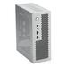 Qtmnekly A09 HTPC Computer Case Mini ITX Gaming PC Chassis Desktop Chassis USB2.0 Computer Case Home Computer Case Silver