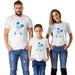 Family Cute Matching Outfits Couple Shirts T-Shirt Fashion Print T Shirts Christma Gift for Women/Men/Kids/Couples