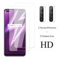 for OPPO Realme 6 Pro Glass Screen Protectors On Realmi 7 pro 6i 6 i 7i i7 8 Protective Tempered Camera Len Glass Film Realme6i 4 in 1 HD Realme 6 Pro