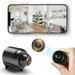Mini Wifi Home Security Camera 1080P HD Smart Indoor Nanny Cam with Night Vision & Motion Detection Wireless IP Surveillance System for Baby Monitor Supports TF Card Recording (Not Included)