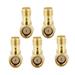 5PCS SMA Male to SMA Female Right Angle 50 OHM Connector for DAB Antenna Adapter