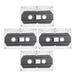 Cassette Tape Wall Decoration Handcraft Accessory Blank Audio Decorate PC 4 Pcs