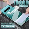 Full Cover Hydrogel Film For Samsung Galaxy S10 S8 S9 Plus S20 FE Screen Protector Note 8 9 10 Plus 20 Ultra Back Film Not Glass For Samsung Note 9 Front And Back Film