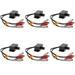 6 PCS Subwoofer Amplifier Volume Control Knob Rc Cable Audio Remote Level Control Car Remote Level Control Music