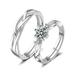 Couple Rings Crystal Couple Wedding Adjustable Rings Hot Jewelry P9 U5X1 D0S6