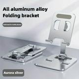 All Metal Foldable Lifting Mobile Phone Holder Lazy Desktop Holder Mobile Phone Tablet Universal Holder Multi Angle Adjustable Mobile Phone Holder Children s Online Class Mobile Phone Holder Base Comp