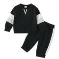 Toddler Kids Baby Boys Girls Long Sleeve Tops and Pants Child Kids 2Pcs Fall Set Outfits for Kids 9 10 Toddler Boys Clothes 5T 6T Baby Rompers Boy Baby Bodysuit Long Sleeve Girl
