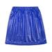 Toddler Fashion Dresses Show Performance Skirt Skirt Polka Dot Sequin Skirt Skirt Elastic A Line Skirt Casual Fall Winter Clothes Blue 170