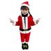 SZXZYGS 4T Boys Pajamas Loose Fit Toddler Boys Girls Christmas Santa Warm Outwear Set Outfits Clothes