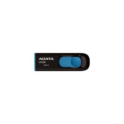 ADATA DashDrive UV128 USB-Flash-Laufwerk 64 GB USB 3.0, Schwarz, Blau