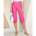 Blair Women's Slimtacular® Pull-On Capris - Pink - 2X - Womens