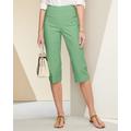 Blair Women's Slimtacular® Pull-On Capris - Green - PXL - Petite