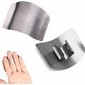 Ensoleille - protège-doigts en acier inoxydable pour couper les doigts - Outil de cuisine sûr pour