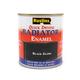 Rustins Quick Dry Radiator Enamel Black Gloss 500ml