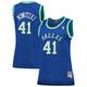 Maillot Mitchell & Ness Dirk Nowitzki Dallas Mavericks Hardwood Classics Swingman pour femme, bleu - Homme Taille: M