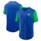 Maillot de baseball bleu Seattle Sounders FC Balance Fashion pour hommes de marque fanatiques - Homme Taille: L