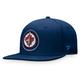 Marineblaue Winnipeg Jets Core Primary Logo Fitted-Mütze für Herren mit Fanatics-Logo