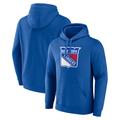 Fanatics Branded Blue New York Rangers Primary Logo Pullover Hoodie für Herren