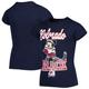 Mädchen-Jugend-Marine-Colorado-Avalanche Mickey Mouse gehen Team gehen T-Shirt