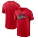 Rotes Nike Cleveland Guardians The Land Hometown T-Shirt für Herren