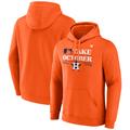 Orangefarbener Houston Astros 2023 Postseason Locker Room-Pullover-Kapuzenpullover mit Fanatics-Logo für Herren
