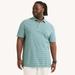 Nautica Men's Big & Tall Classic Fit Deck Striped Polo Deep Dive Wash, 1XLT