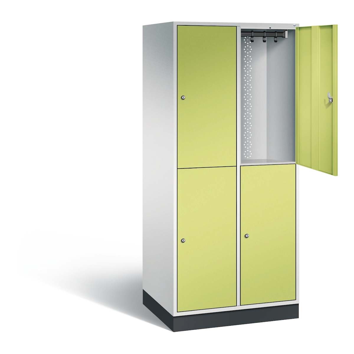 Doppelstöckiger Stahl-Garderobenschrank Intro XL Image