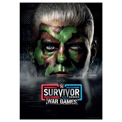 WWE Cody Rhodes Survivor War Games Poster – ungerahmt, A2 Image