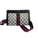 Gucci Bags | Authentic Gucci Sherry Line Red And Navy Blue Clutch Converted To Crossbody Bag | Color: Blue/Gray | Size: Os