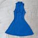 Urban Outfitters Dresses | Blue Ribbed Fit&Flare Dress | Color: Blue | Size: Xs