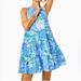 Lilly Pulitzer Dresses | Lilly Pulitzer Trina Dress In Frenchie Blue | Color: Blue/White | Size: L