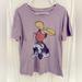 Disney Tops | Disney Women’s Junk Food Mickey Mouse T-Shirt Size L | Color: Gray | Size: L