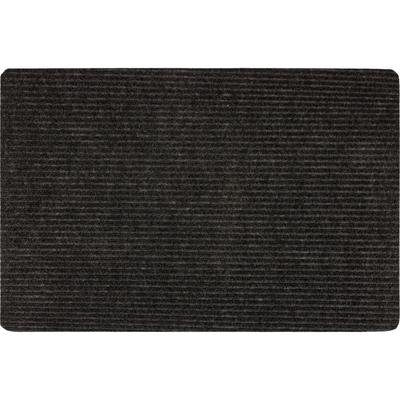 Ribbed Utility Mat Door Mat by Mohawk Home in Charcoal (Size 24