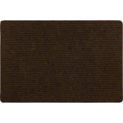 Ribbed Utility Mat Door Mat by Mohawk Home in Brown (Size 36