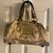 Coach Bags | Bogo 1/2 Off Vintage Gold C Pattern Coach Poppy Handbag | Color: Gold/Tan | Size: Os