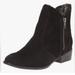 Anthropologie Shoes | Anthropologie Lied Do Faux Fur Suede Ankle Boots Size 9 | Color: Black | Size: 9